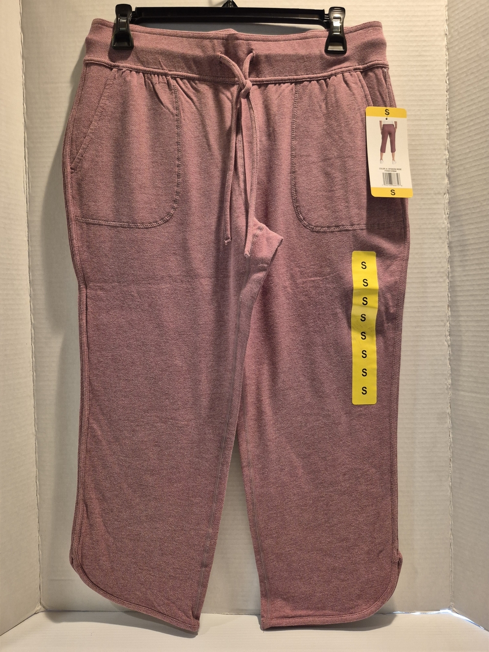 Women's Drawstring Bermuda Shorts in Mauve Pink